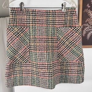 Anthropology Plaid A-Line Skirt(4)